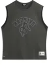 Li-ning Badfive Graphic Tank 'washed Black' In Green