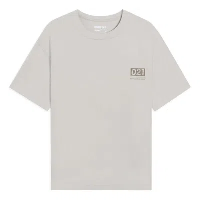 Li-ning Badfive Hood Graphic Shanghai City Limited T-shirt 'grey' In Gray