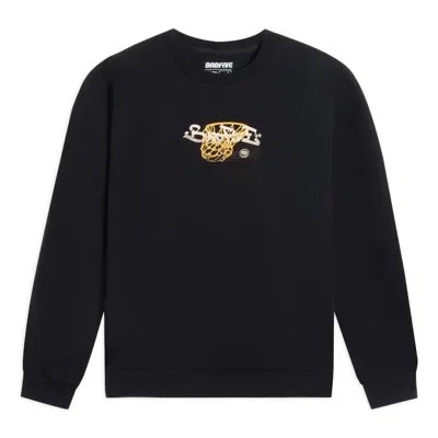 Li-ning Badfive Hoops Graphic Sweatshirt 'black'