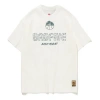 Li-ning Badfive Hoops Graphic T-shirt 'beige' In White