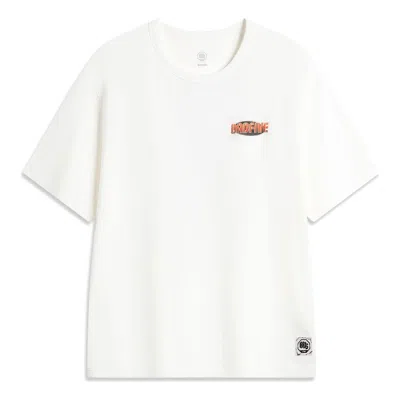 Li-ning Badfive Hoops Graphic T-shirt 'white'