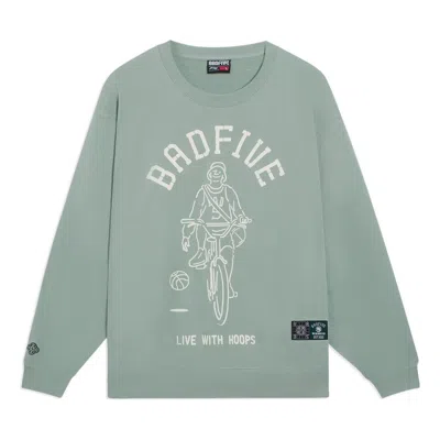 Li-ning Badfive Live With Hoops Graphic Sweatshirt 'green'