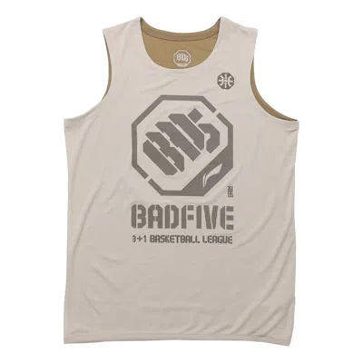 Li-ning Badfive Logo Basketball Competition Jersey 'khaki' In Neutral