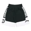 Li-ning Badfive Logo Basketball Shorts 'black White' In Black