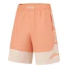 Li-ning Badfive Logo Basketball Shorts 'light Orange'