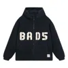 Li-ning Badfive Logo Fleece Full Zip Jacket 'black White'
