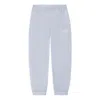 Li-ning Badfive Logo Knit Sweatpants 'light Grey' In Blue
