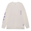 Li-ning Badfive Logo Long Sleeve T-shirt 'beige Purple' In Neutral