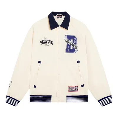 Li-ning Badfive Logo Loose Fit Jacket 'beige' In White
