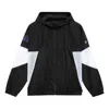 Li-ning Badfive Logo Loose Fit Jacket 'black White' In Black