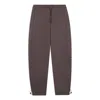 Li-ning Badfive Logo Loose Fit Sweatpants 'brown' In Burgundy