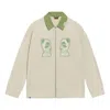 Li-ning Badfive Pattern Loose Jacket 'beige Green' In Neutral