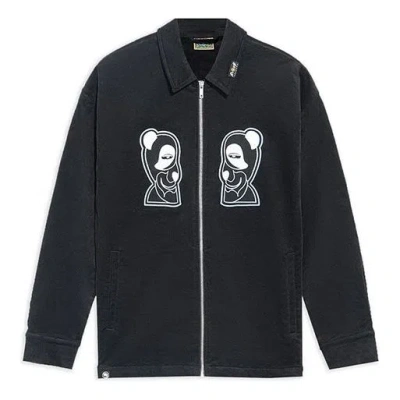 Li-ning Badfive Pattern Loose Jacket 'black White'