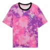 Li-ning Badfive Skull Graphic Tie Dye T-shirt 'pink Purple' In Multi