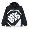 Li-ning Badfive Sports Basketball Hooded Jacket 'black White'