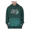 Li-ning Badfive Sports Basketball Series Printing Loose Hoodie 'dark Green'