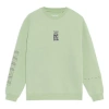 Li-ning Badfive Sports Basketball Series Printing Sports Round Neck Pullover 'green'