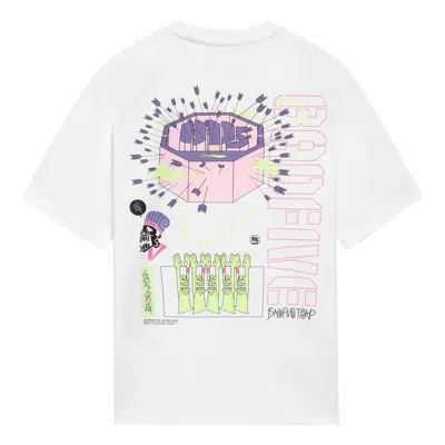 Li-ning Badfive Trap Graphic Loose Fit T-shirt 'white'