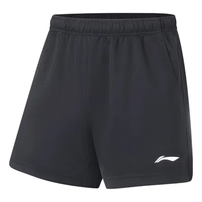 LI-NING LI-NING BASIC BADMINTON SHORTS 'BLACK'