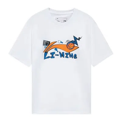 Li-ning Basketball Graphic T-shirt 'white'
