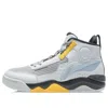 Li-ning Basketball Shoes 'grey Yellow' In White