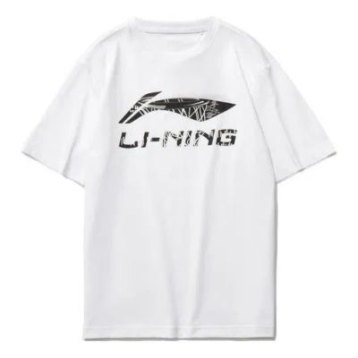 Li-ning Big Graphic Loose Fit T-shirt 'white'