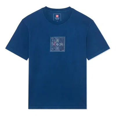 Li-ning Box Logo T-shirt 'blue'