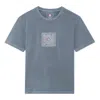 Li-ning Box Logo T-shirt 'grey' In Blue