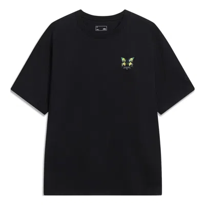 Li-ning Butterfly Graphic T-shirt 'black'