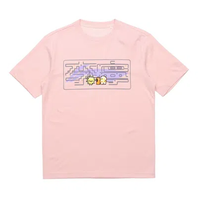 Li-ning Cartoon Graphic Loose Fit T-shirt 'pink'