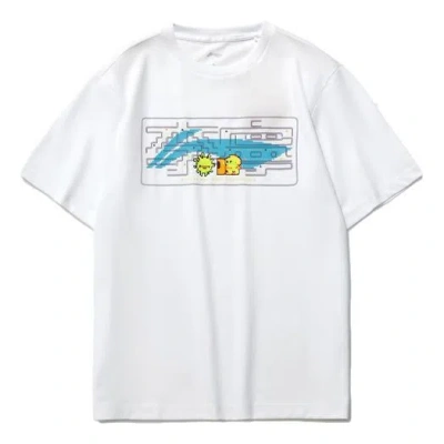 Li-ning Cartoon Graphic Loose Fit T-shirt 'white'