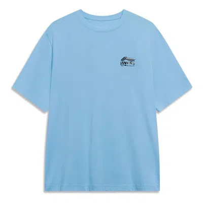Li-ning Cartoon Graphic T-shirt 'blue'