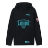 Li-ning Cba Basketball Series Alphabet Printing Hoodie 'black'