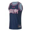 Li-ning Cba Guangdong Southern Tigers Basketball Jersey 'navy' In Blue
