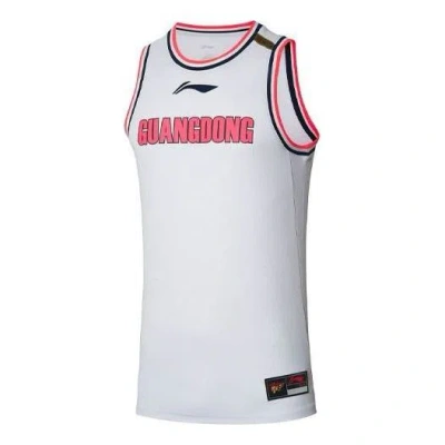 Li-ning Cba Guangdong Southern Tigers Jersey 'white Red'