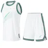 Li-ning Cba Logo Basketball Suit 'white Green'
