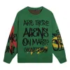 Li-ning Cf Mars Graphic Crew Neck Sweater 'green'