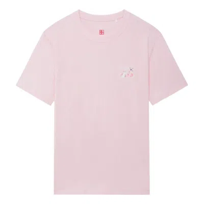 Li-ning Cherry Blossom Graphic T-shirt 'pink'