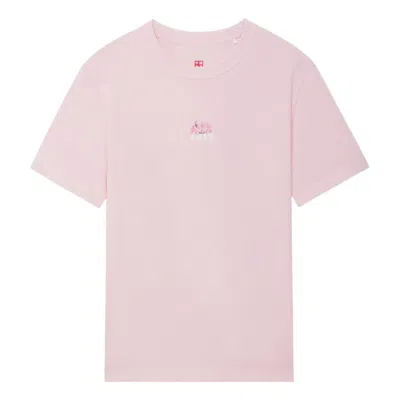 Li-ning Cherry Blossom Graphic T-shirt 'pink' In Purple