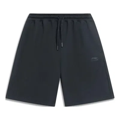 Li-ning Chinese Color Label Logo Shorts 'black' In Multi