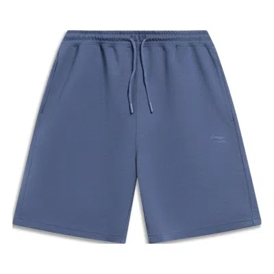 Li-ning Chinese Color Label Logo Shorts 'blue'