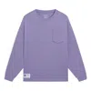 Li-ning Chinese Color Pocket Long Sleeve T-shirt 'purple'