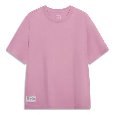 Li-ning Chinese Color T-shirt 'pink'