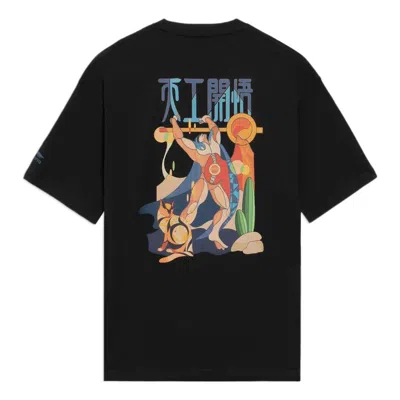Li-ning Chinese Culture Graphic Loose Fit T-shirt 'black'