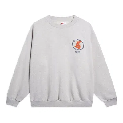Li-ning Chinese Culture Graphic Sweatshirt 'grey' In Gray