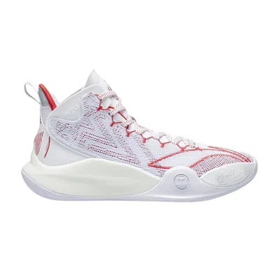 Pre-owned Li-ning Cj-1 Mid 'trail Blazers Home' In White