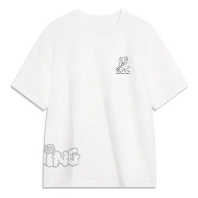 Li-ning Coconut Palm Graphic T-shirt 'white'