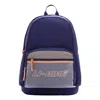Li-ning Color Block Graphic Backpack 'blue Grey'