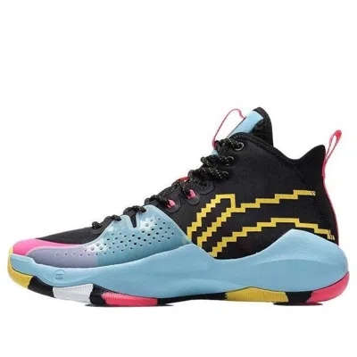 Li-ning Combat High 'black Blue Pink'