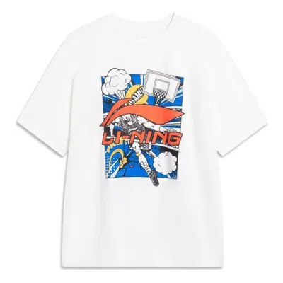 Li-ning Comics Graphic T-shirt 'white'
